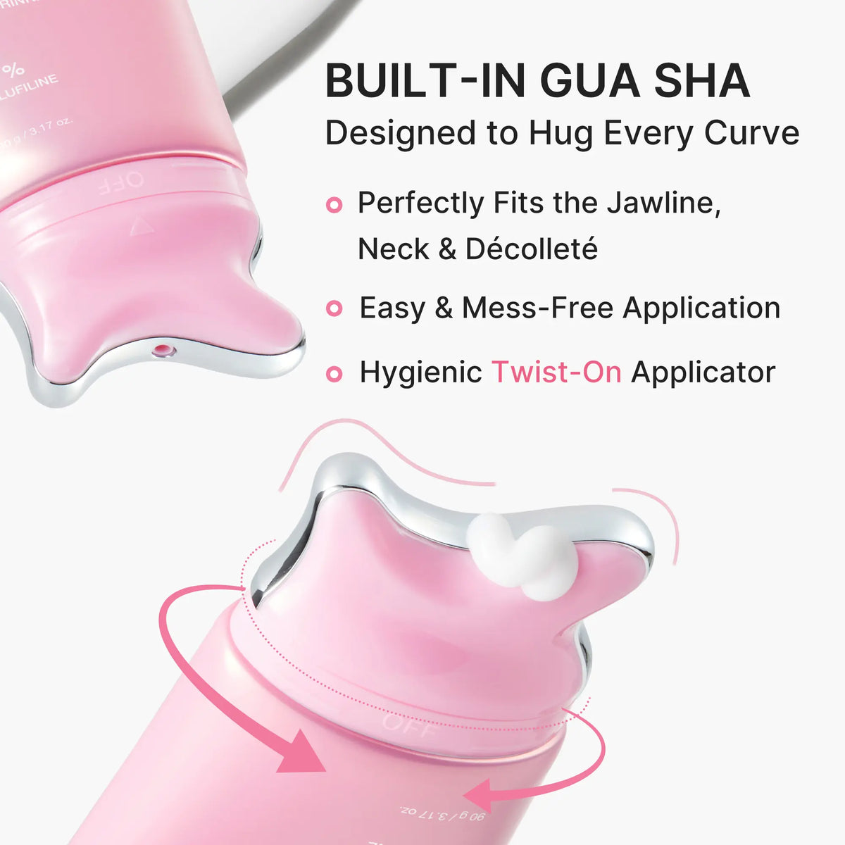 [NEW] [medicube] PDRN Collagen Gua Sha Neck Wrinkle Cream | Built-In Gua Sha Massager with Volufiline 5%25 + PDRN | Firming, Contour Care for the Look of Fine Lines, Jawline, Neck, Décolleté,Underarms, Chest, Legs, Shoulder | Massage Cream | Korean Skinca