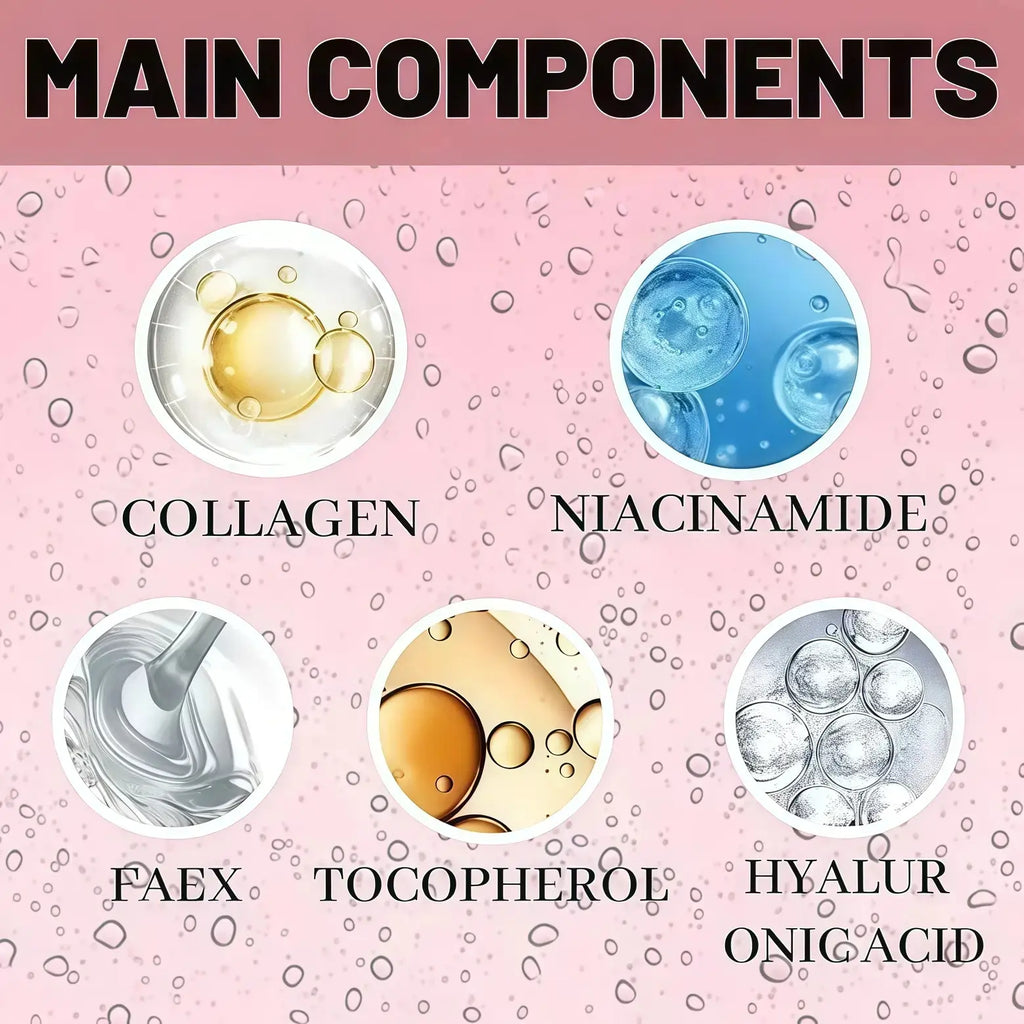 Quasi Collagen Glow Up Mask 2.0, Quasi BioCollagen Face Mask, Firm Skin Deep HydratingMasks for Wrinkle Reduction and PoreMinimization - Glow like Glass Skin (2 Box × 8Pcs)