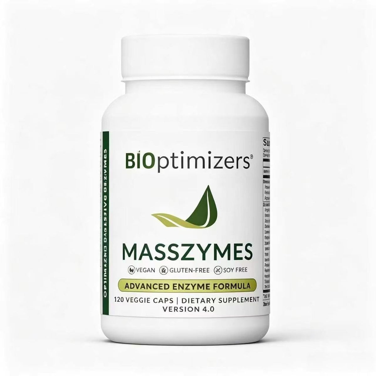 BiOptimizers MassZymes – High-Potency Digestive Enzymes with Protease & AstraZyme for Protein Absorption, Bloating & Gut Comfort Herbal digestive formula 90 veggie caps