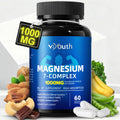 Viyouth 1000mg Magnesium Complex - 10 Elemental Magnesium Complex & Zinc for Calming Sleep & Relax - US Made - Dietary Supplement for Hair Health Digestive Detox & Cortisol Balance-3rd Party Tested Tablets Fitness, magnesium glycinate Vitamin Healthcare