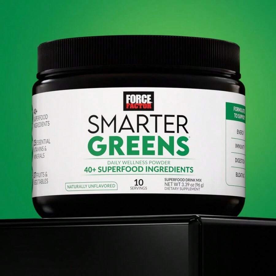 Daily Greens Superfood Powder With 40+ Plant Ingredients & 125 Million CFUs Probiotics – Unflavored Wellness Blend