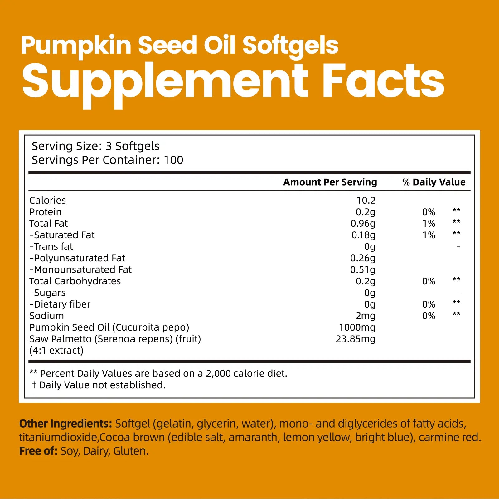 Natural pumpkin seed oil and saw palmetto softgel 1000mg high content plant esters 300 capsules  mothersdaygift SummerVibes