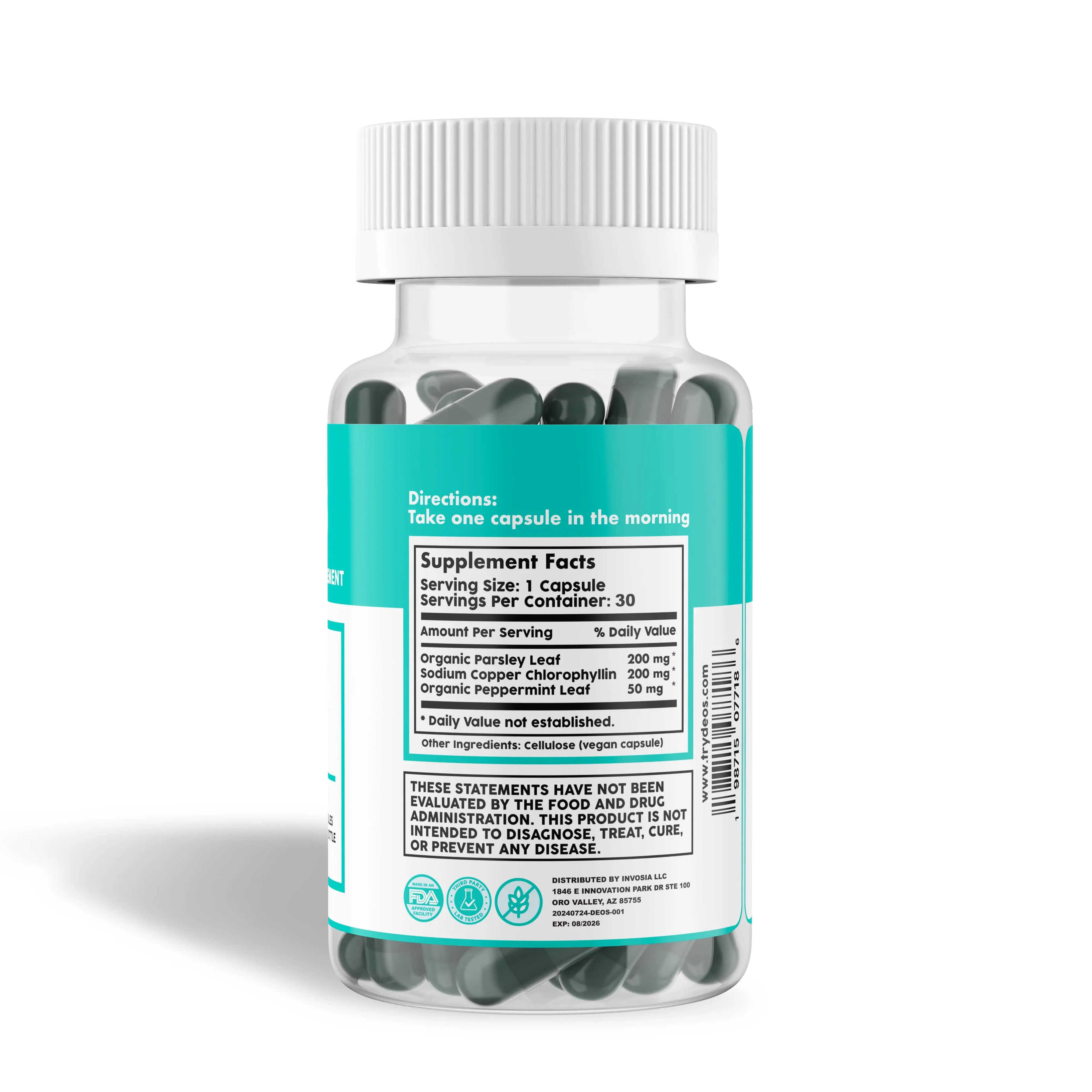 Full Body Deodorant Supplement | DEOS Internal Deodorant Full Body | Multi Pack