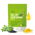 VivoNu Organic Oregano Oil Capsules with Black Seed – 6000mg per Serving, 300 Softgels – Herbal Support for Wellness, Non-GMO, Gluten-Free