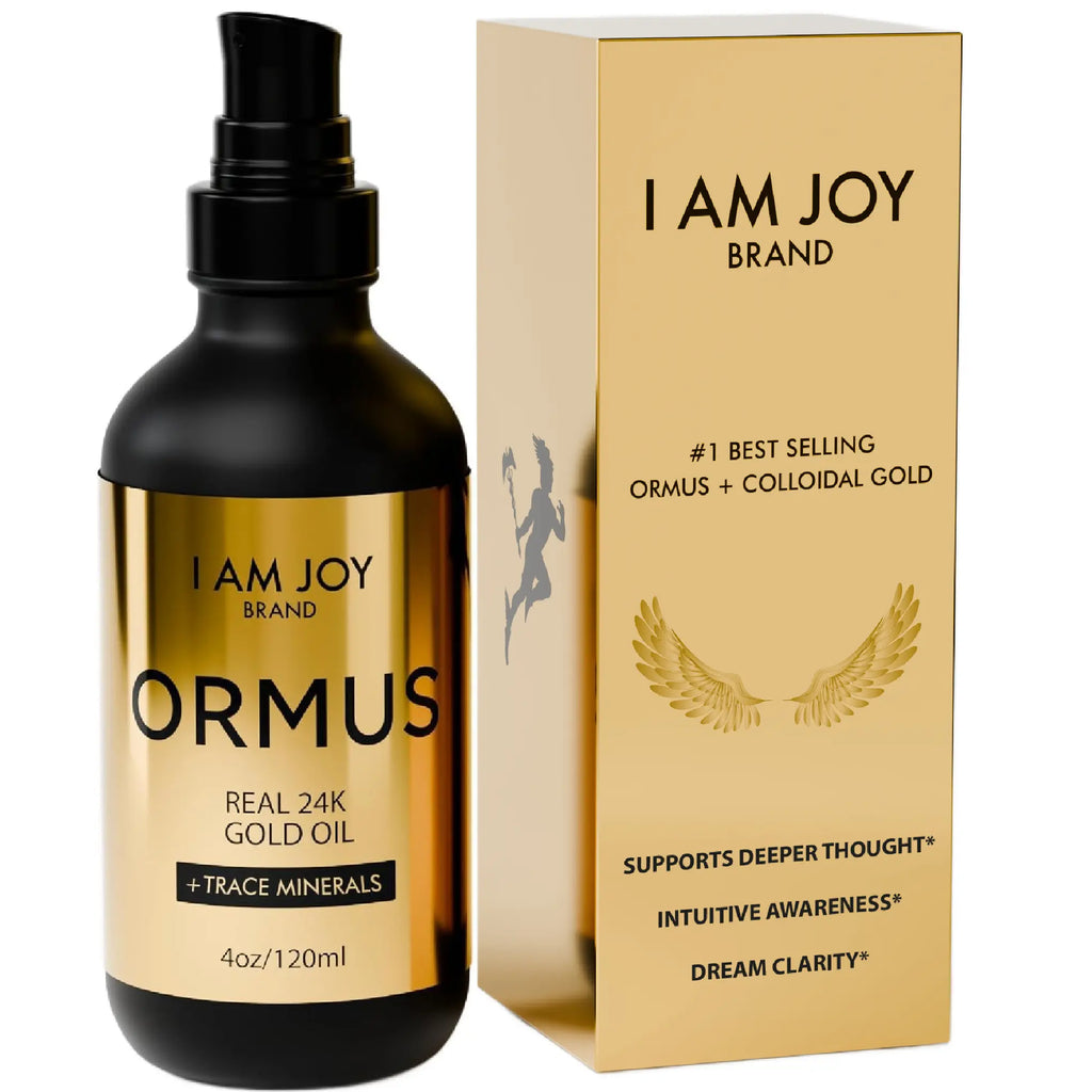 I Am Joy: Ormus Gold Oil Monoatomic Helps to Decalcify Pineal Gland, Repair DNA, Increase Manifestation Speed - Rich with Minerals Platinum, Iridium Using Non Chemical Solvent Extraction 4oz