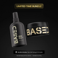 BASED Wave & Style Duo | Sea Salt Spray + Pomade | Beachy Texture & Medium Hold | Science-Backed, High Performance