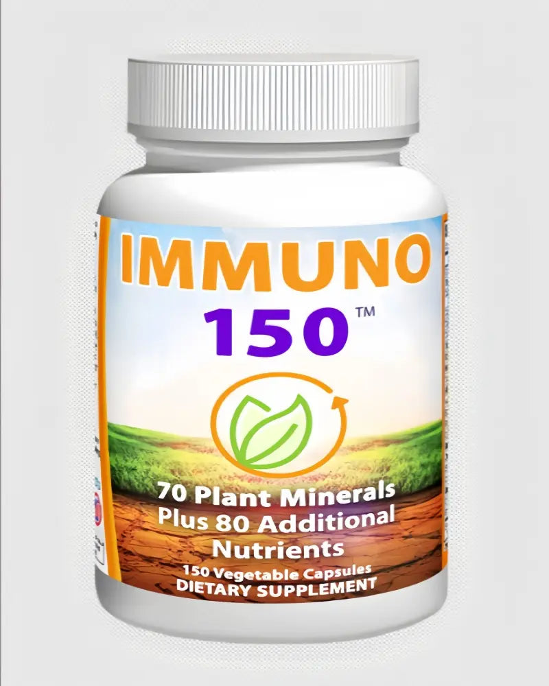 Immune Support Supplement, Packed with 70 Plant Minerals, 13 Essential Vitamins and 68 Additional Nutrients-150 Vegetable Capsules- Immune Boost for All Age Groups