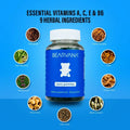 BEARVANA All-In-One Women's Wellness Gummies | 9 Herbal Ingredients + Vitamins A, C, E & B6 | The Daily Gummies Worth the Hype |  Berry Flavor | One Month Supply | 60 Gummies