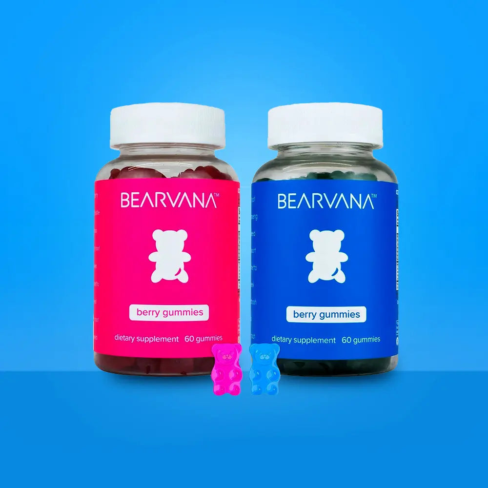 BEARVANA Gummies Combo Pack - Women’s General Wellness Supplement - Berry Flavored - Vitamins and Herbal Ingredients
