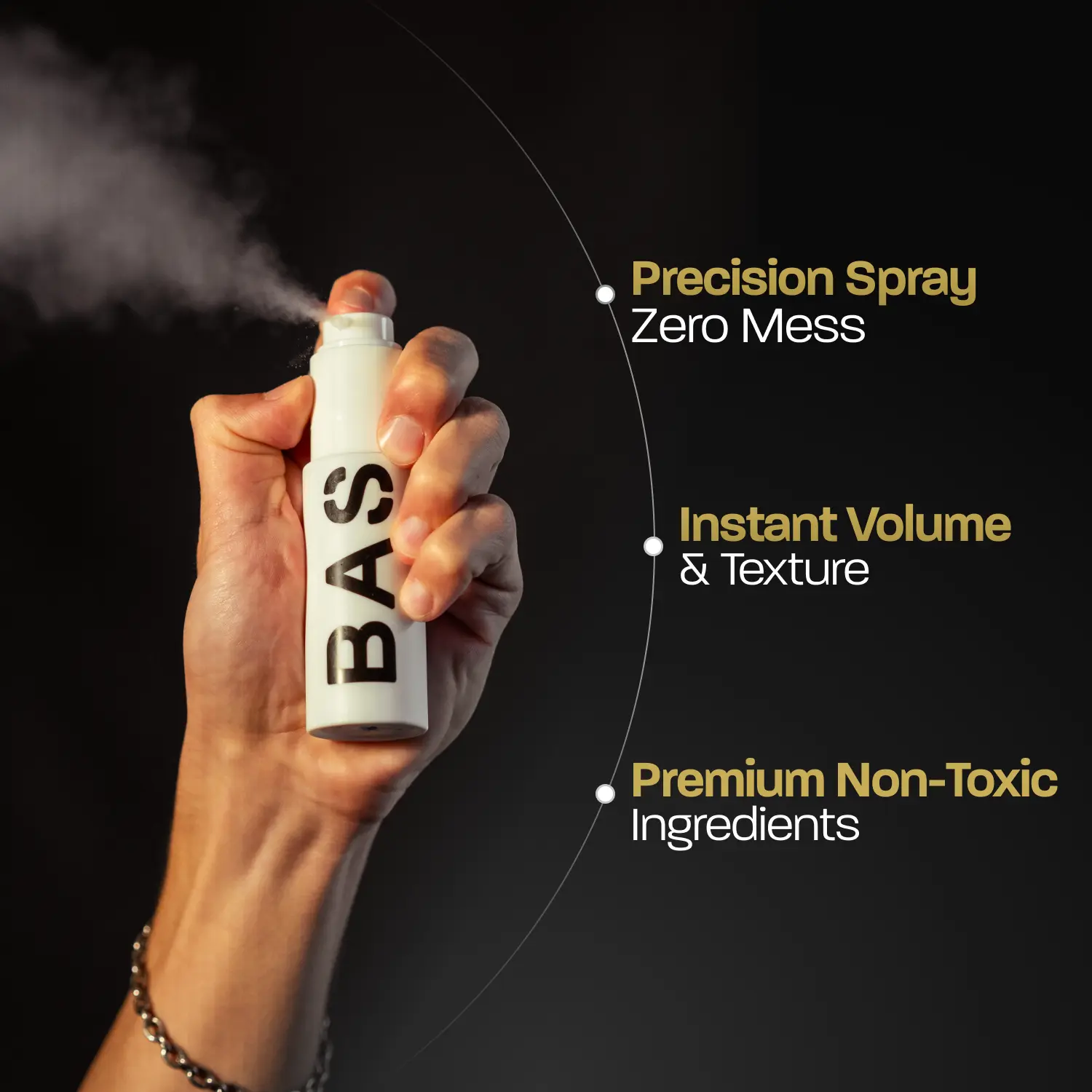 BASED Hair Texture Powder | Instant Volume & Texture | Lightweight, Matte Finish | Simple, Effective, BASED.