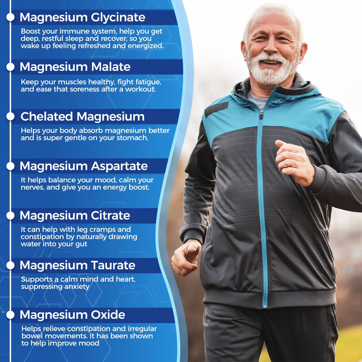 Viyouth 1000mg Magnesium Complex - 10 Elemental Magnesium Complex & Zinc for Calming Sleep & Relax - US Made - Dietary Supplement for Hair Health Digestive Detox & Cortisol Balance-3rd Party Tested Tablets Fitness, magnesium glycinate Vitamin Healthcare