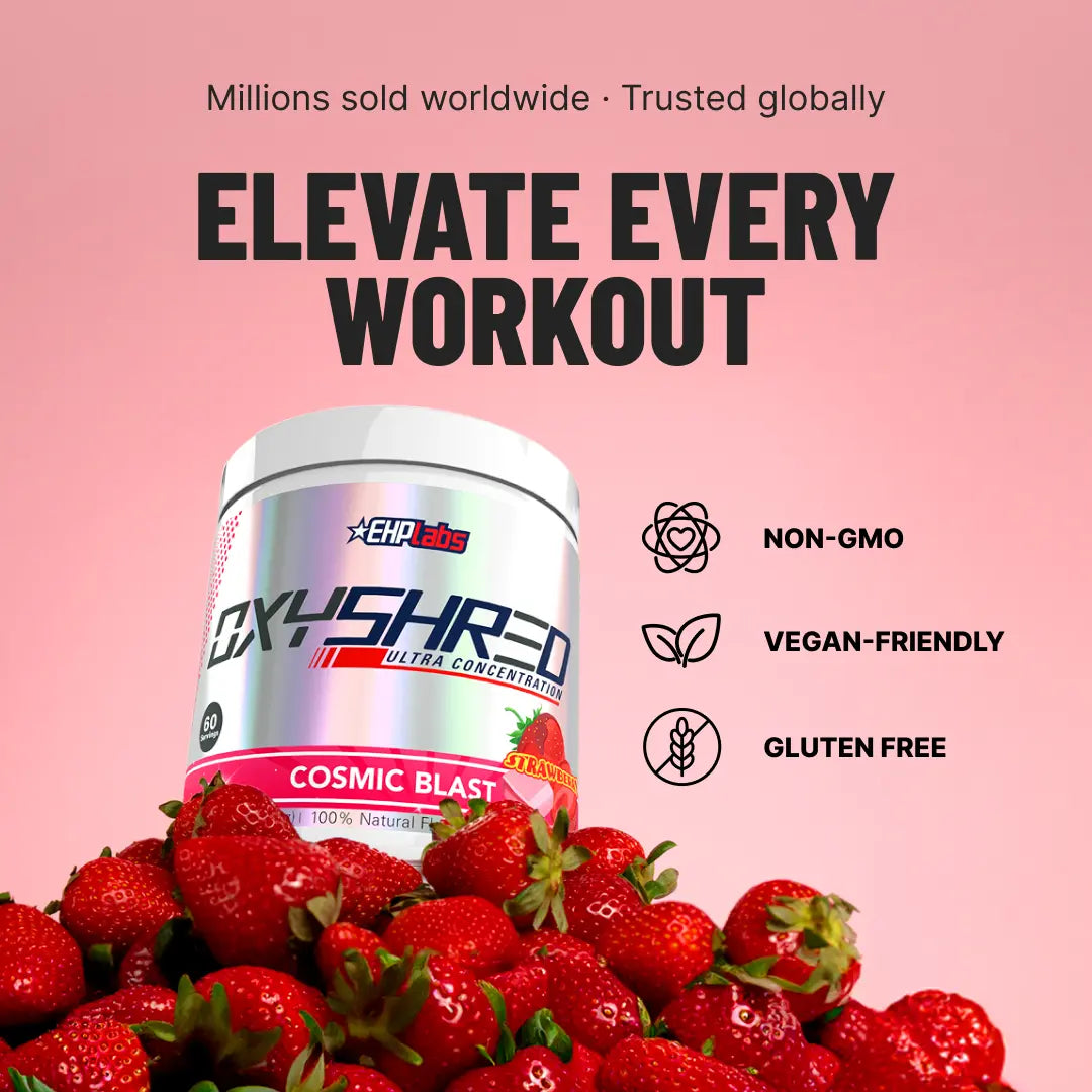 OxyShred Ultra Energy Powder | 33 & 60 Serve Value Tub | Sugar Free Pre-Workout Drink Mix | Daily Energy & Focus Support | Train Harder, Recover Faster