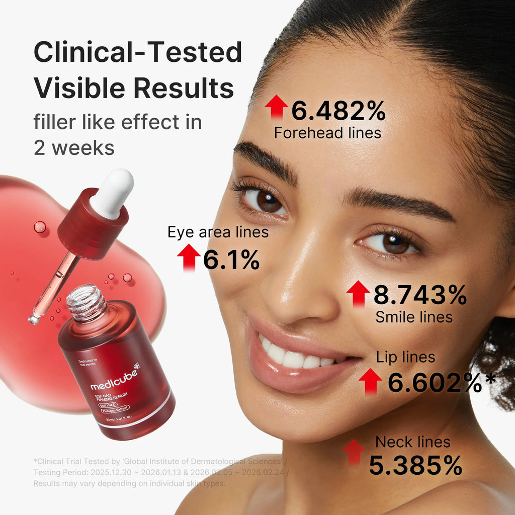 [NEW] [medicube] NAD+ EGF Firming Serum | NAD+, EGF, Collagen Extract, Anti-aging, Plumping, Radiance Boosting Serum | Cares for Look of Fine Lines, Skin Elasticity & Firmness For Youthful-looking Skin (30ml / 1.01 fl. oz.) | Korean Skincare, K-Beauty