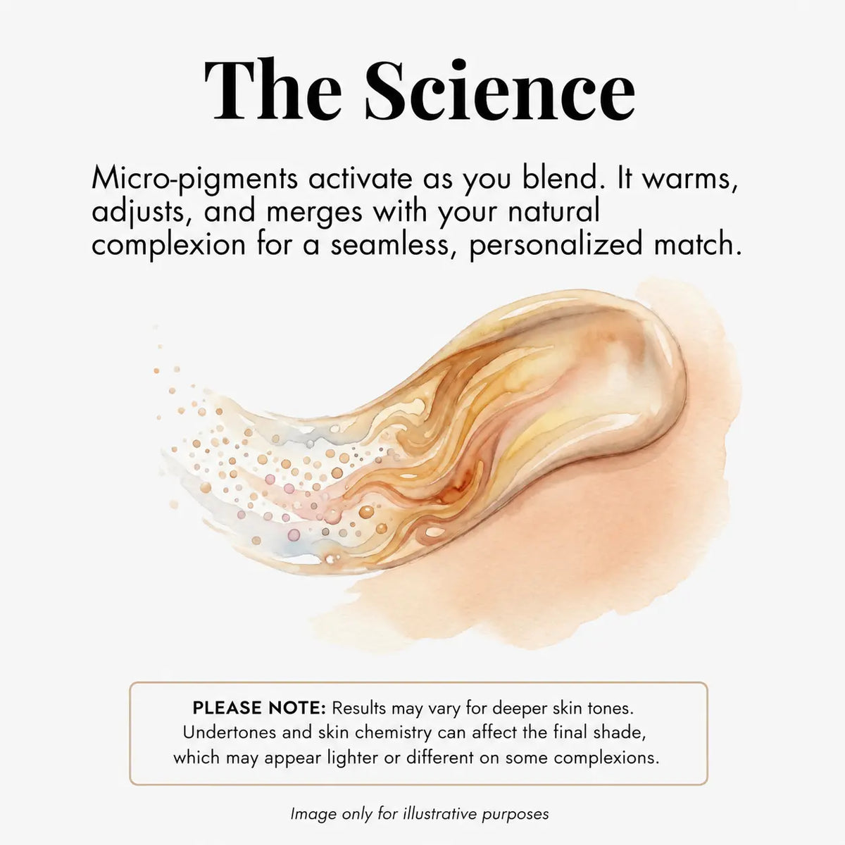 SMOOCHE Color Changing Liquid Foundation for Fair to Light Skin Tones, SPF 15 | Lightweight Hydrating Face Makeup