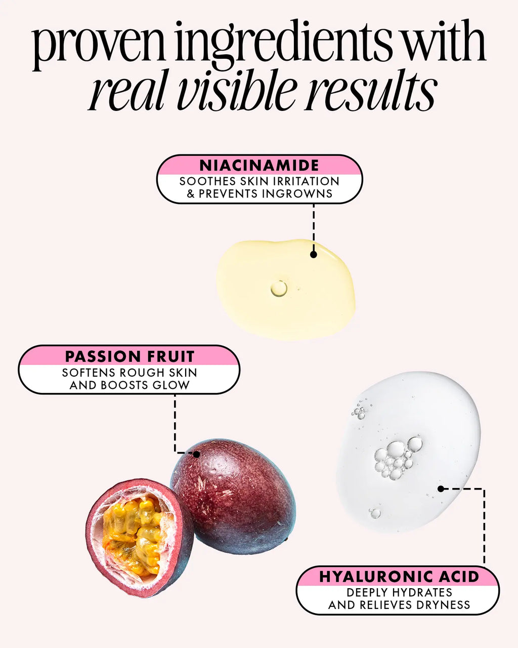 Glazed Donut Brightening Oil – Discoloration-Fighting Treatment – Brightens Dull, Uneven Skin with Vitamin E, Niacinamide & Hyaluronic Acid – Deeply Hydrates, Minimizes Ingrowns & Enhances Radiance on Legs, Underarms & Bikini Line – Vanilla Glaze Scent