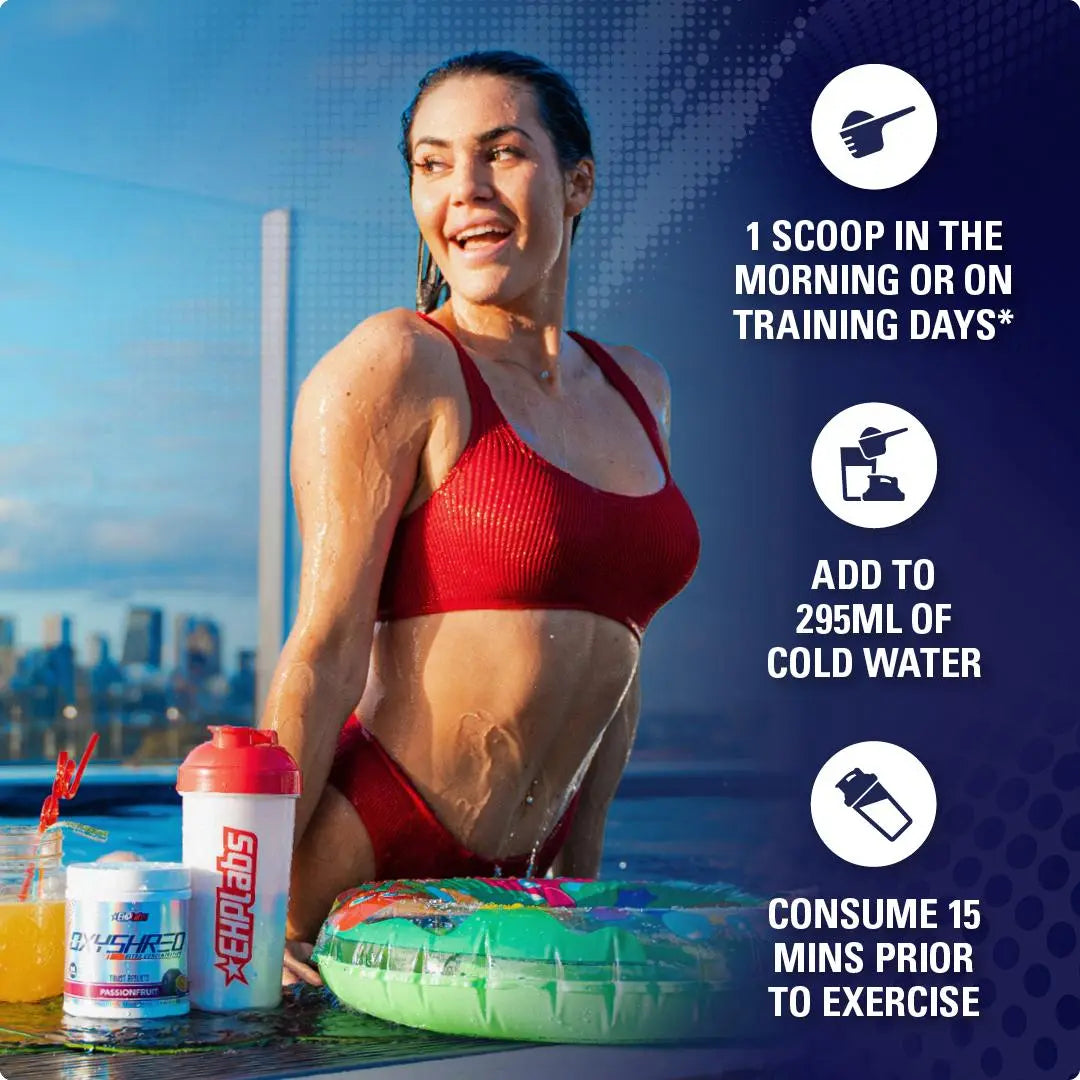 OxyShred Ultra Energy Powder | 33 & 60 Serve Value Tub | Sugar Free Pre-Workout Drink Mix | Daily Energy & Focus Support | Train Harder, Recover Faster