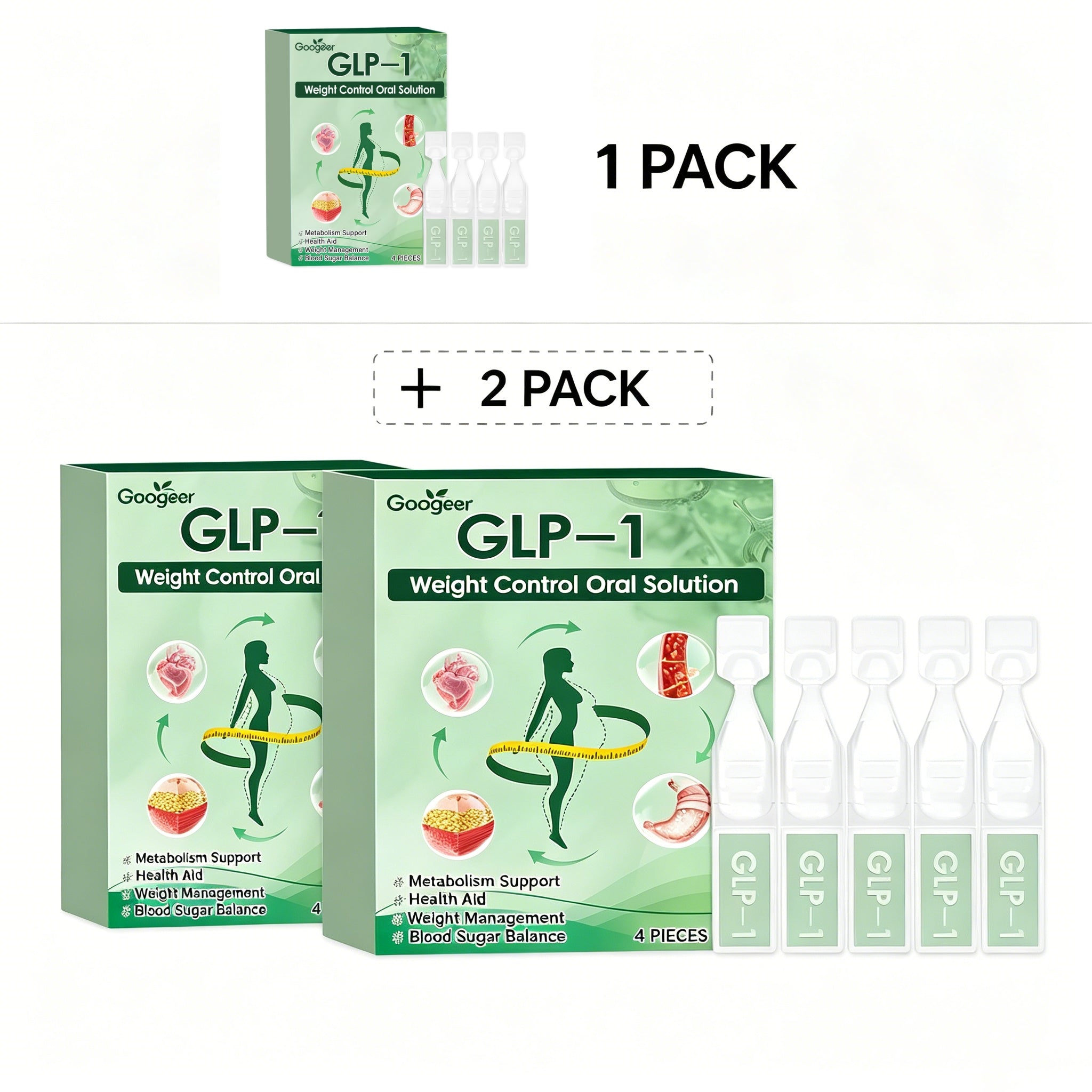 Natural Supplement, Liquid DropswithANaturalPlantExtracts, Gut & Digestivemmune &Energy Support,4Vials perBox. Dietary Healthcare