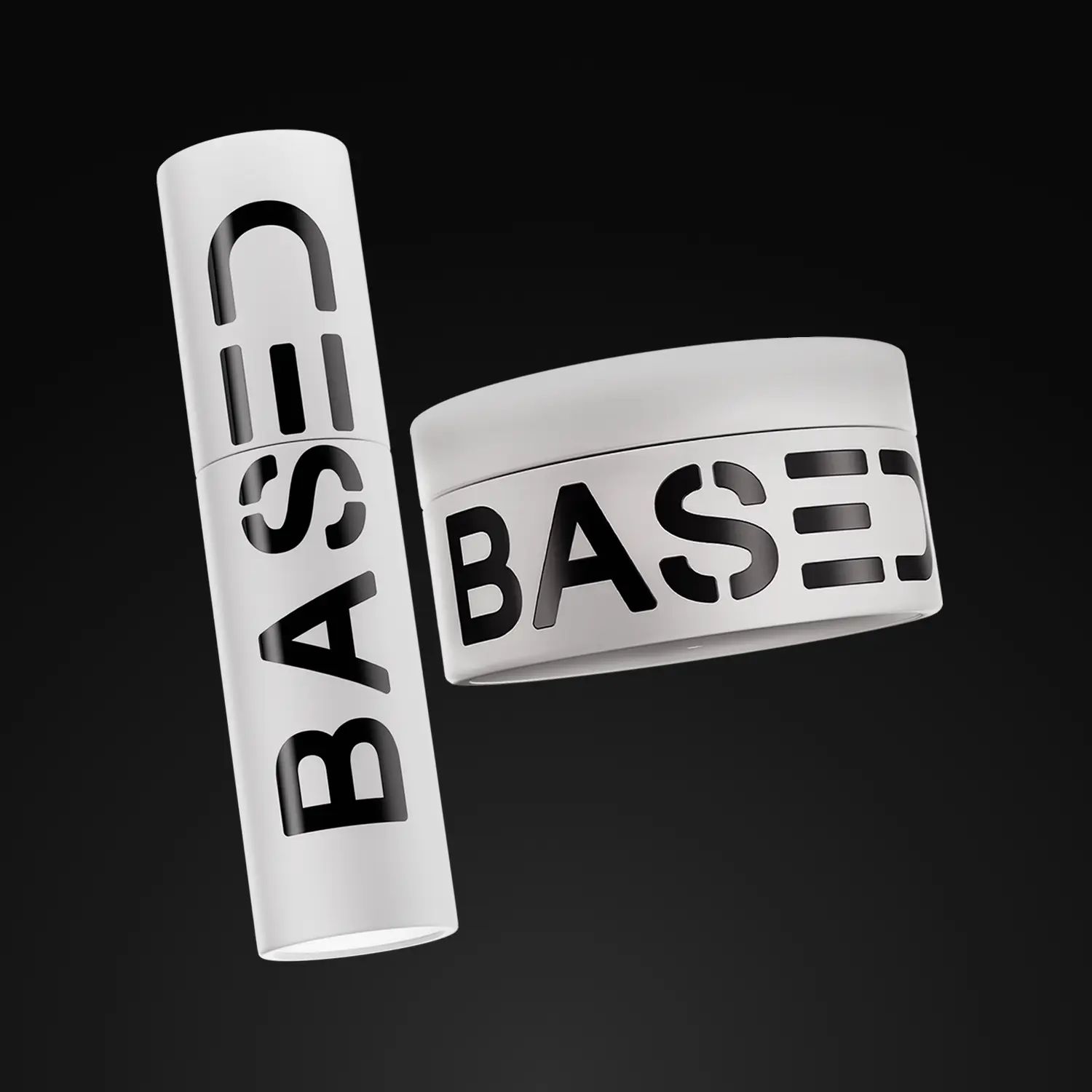 BASED Hair Clay - Strong Hold Matte Finish 3oz Jar Shea Butter Beeswax Essential Clays