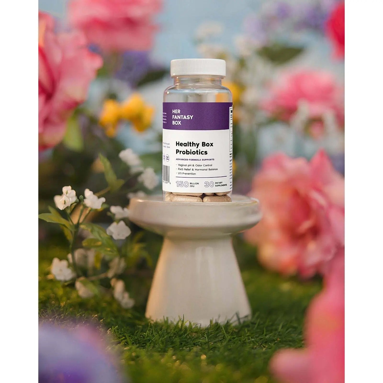 Her Fantasy Box Probiotics for Odor Control, Hormone Balance & V Health