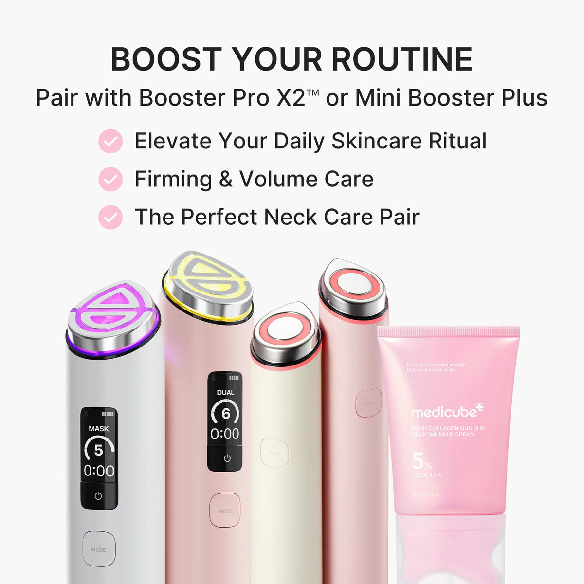 [NEW] [medicube] PDRN Collagen Gua Sha Neck Wrinkle Cream | Built-In Gua Sha Massager with Volufiline 5%25 + PDRN | Firming, Contour Care for the Look of Fine Lines, Jawline, Neck, Décolleté,Underarms, Chest, Legs, Shoulder | Massage Cream | Korean Skinca