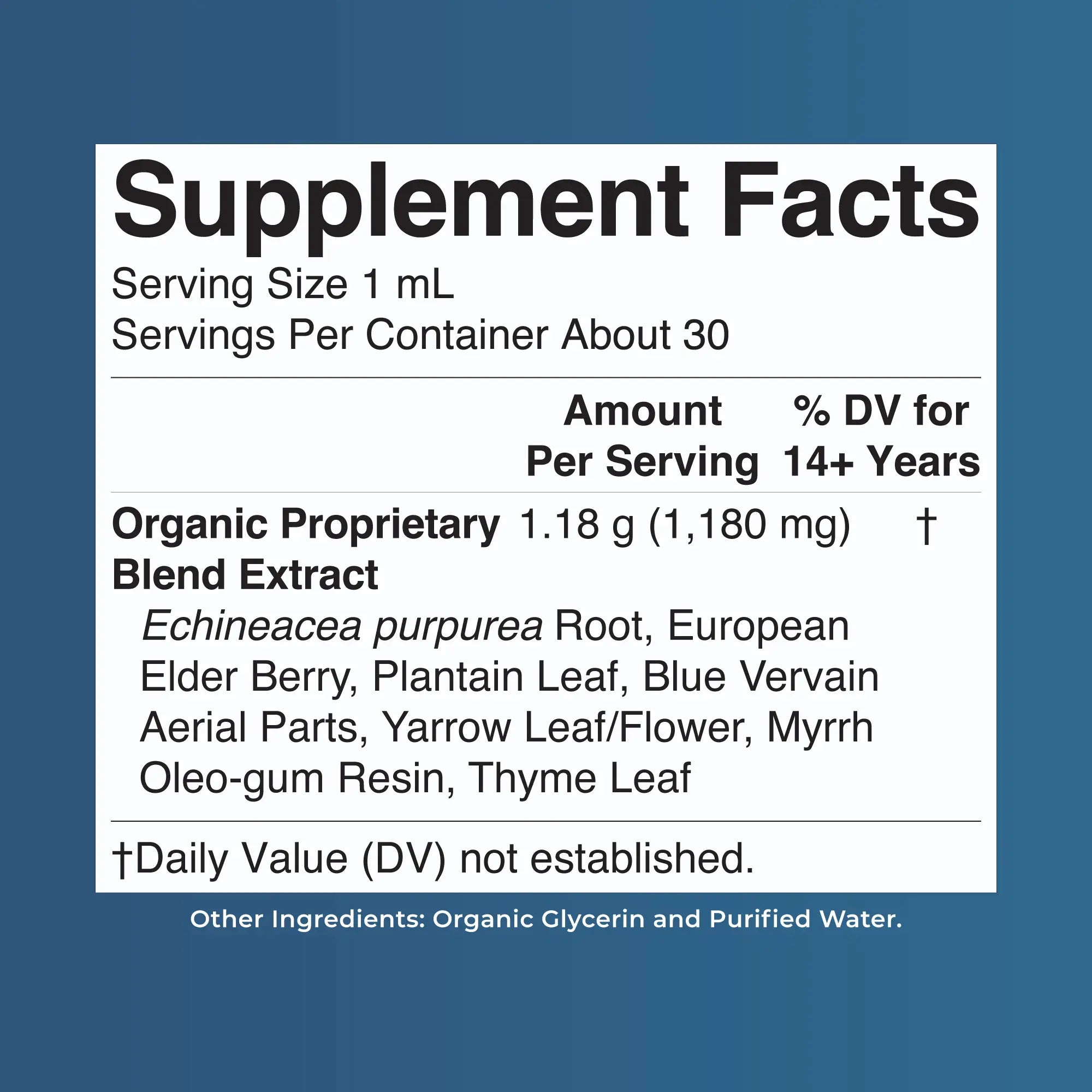 MaryRuth's Lymphatic Support Herbal Blend Liquid Drops - USDA Organic - Echinacea & Elderberry - Blue Vervain - Vegan - 30 Servings