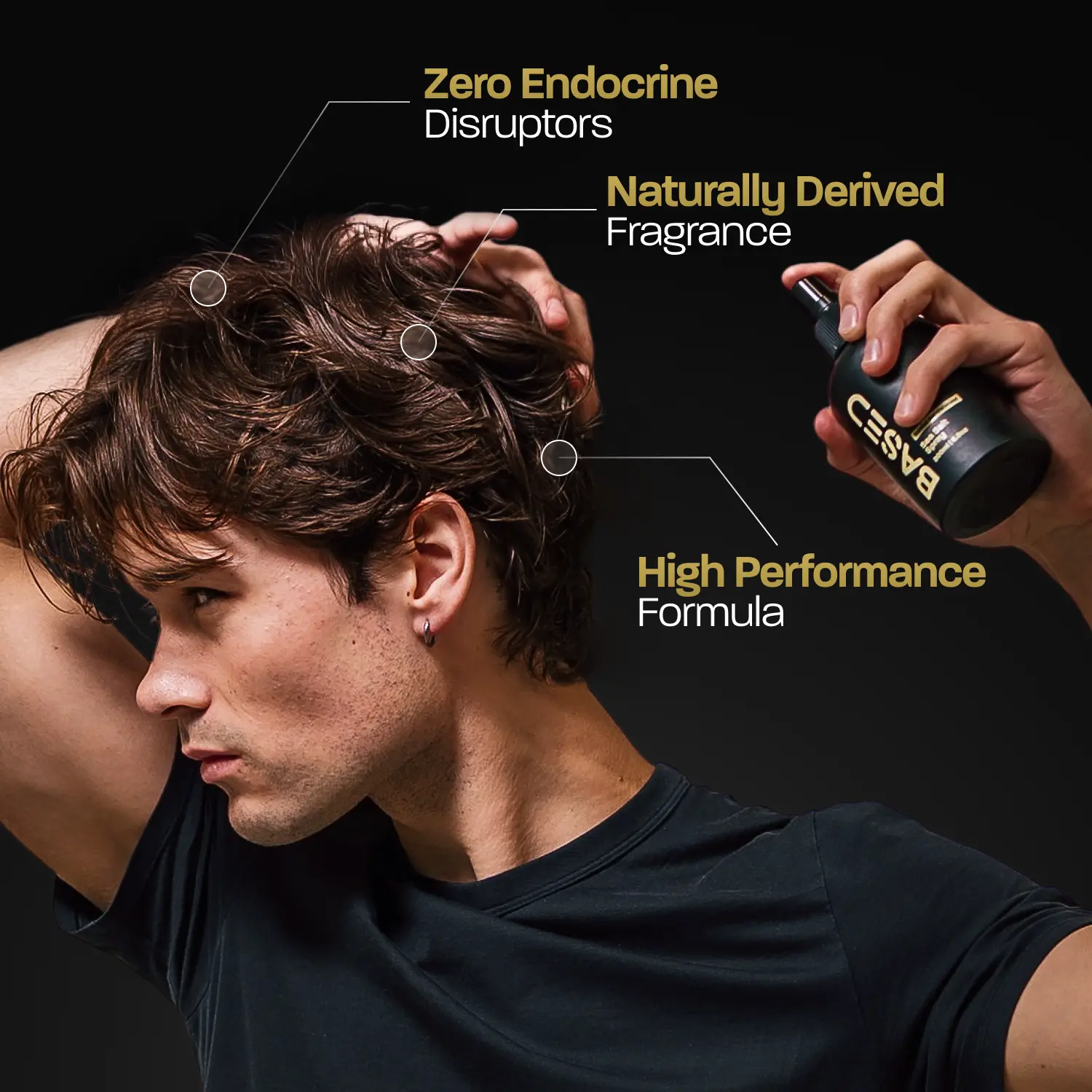 BASED Sea Salt Spray | Instant Volume & Texture | Infused with Kelp Extract & Vitamin B5 | Simple, Effective, BASED.