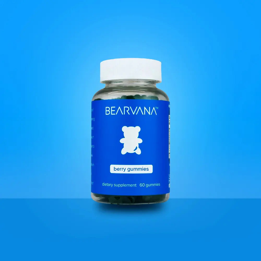 BEARVANA All-In-One Women's Wellness Gummies | 9 Herbal Ingredients + Vitamins A, C, E & B6 | The Daily Gummies Worth the Hype |  Berry Flavor | One Month Supply | 60 Gummies
