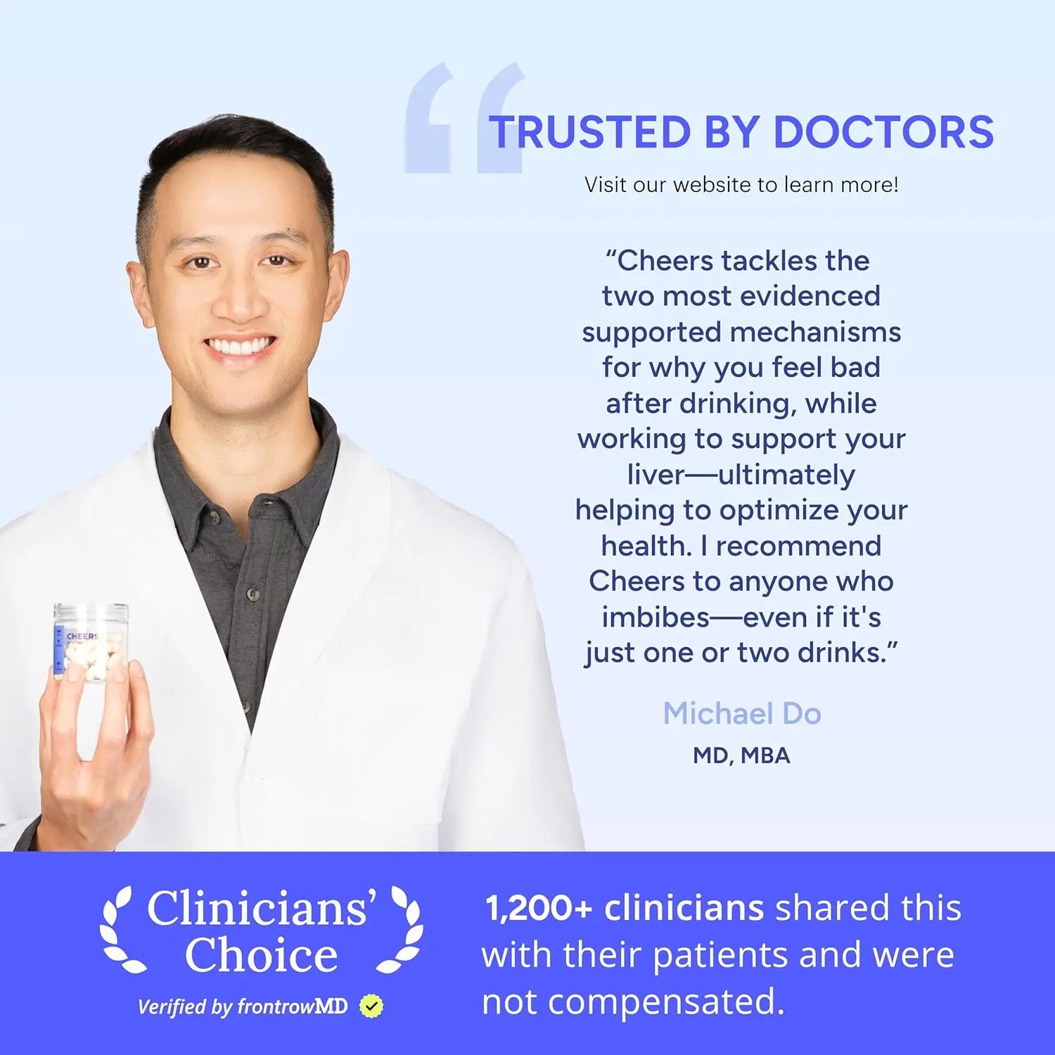 Cheers Restore | Supplement with DHM + L-Cysteine | 12 Doses | 36 ct