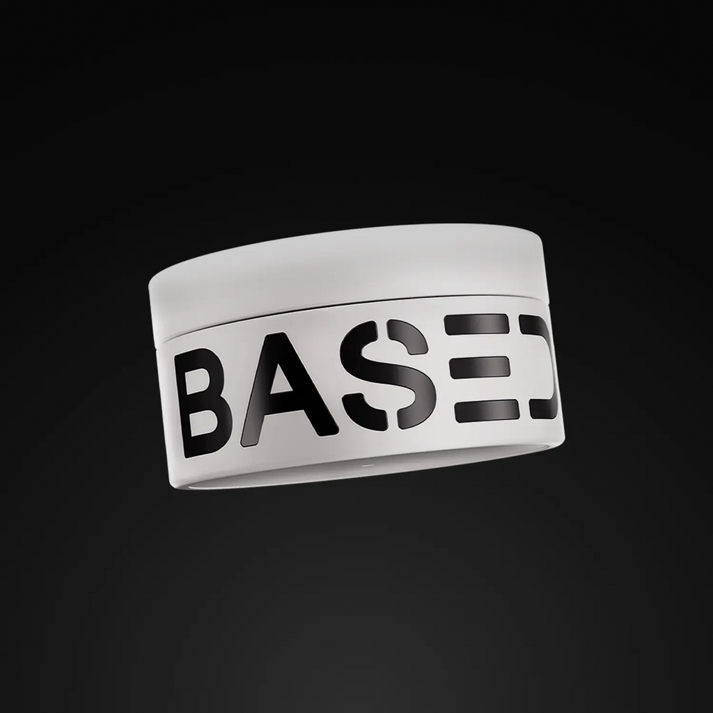 BASED Hair Clay - Strong Hold Matte Finish 3oz Jar Shea Butter Beeswax Essential Clays