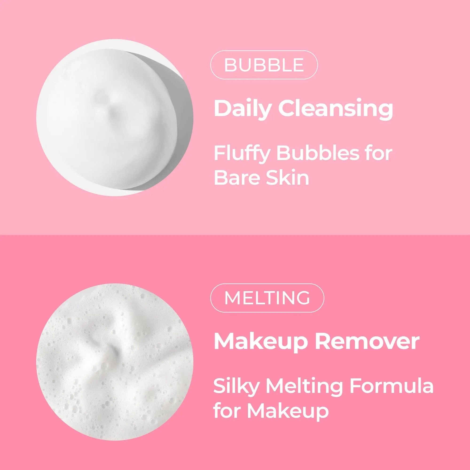 Melting Cleanse Hypoallergenic Makeup remover with Quick Bubble, Deep Pore Cleansing for all skin type, 150ml