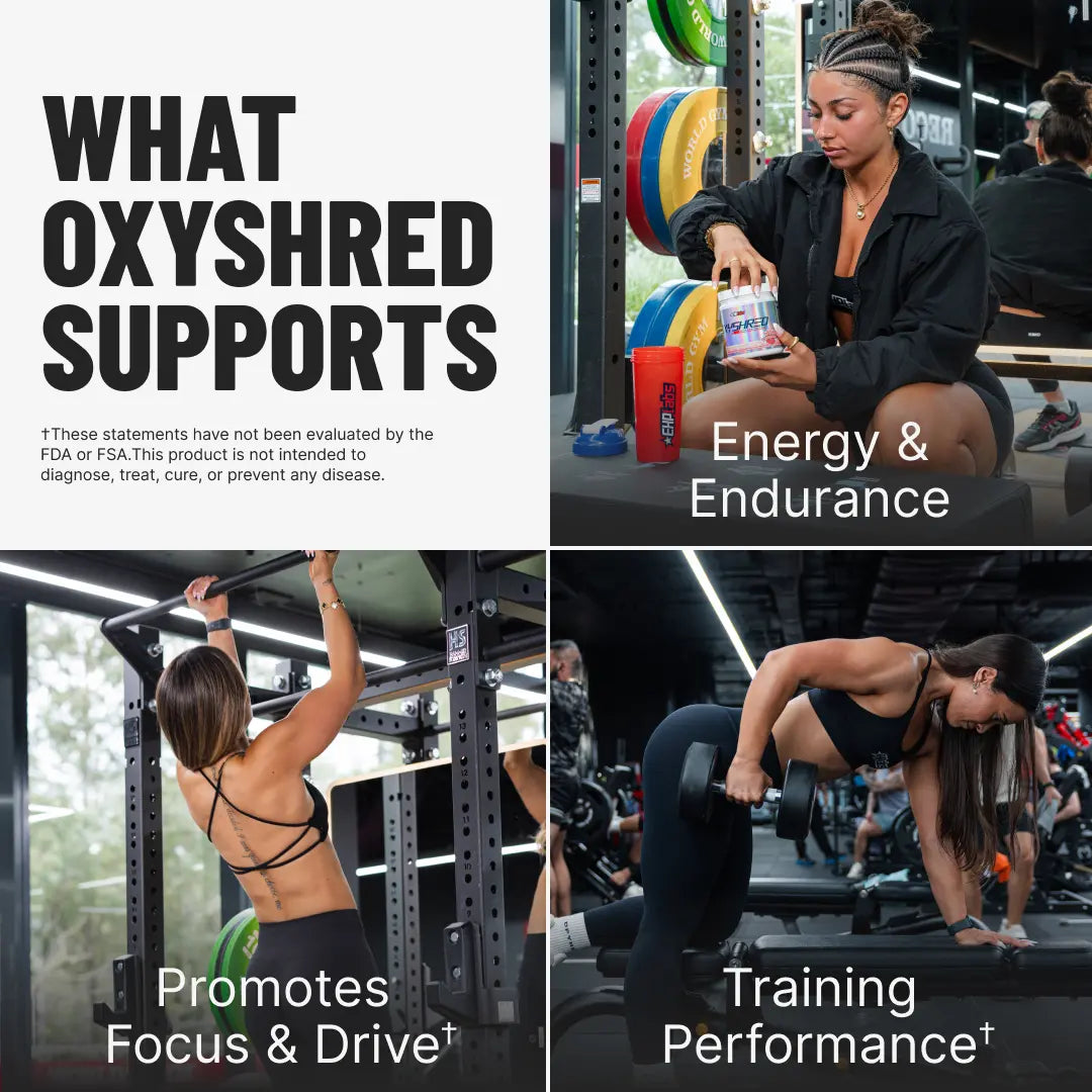 OxyShred Ultra Energy Powder | 33 & 60 Serve Value Tub | Sugar Free Pre-Workout Drink Mix | Daily Energy & Focus Support | Train Harder, Recover Faster