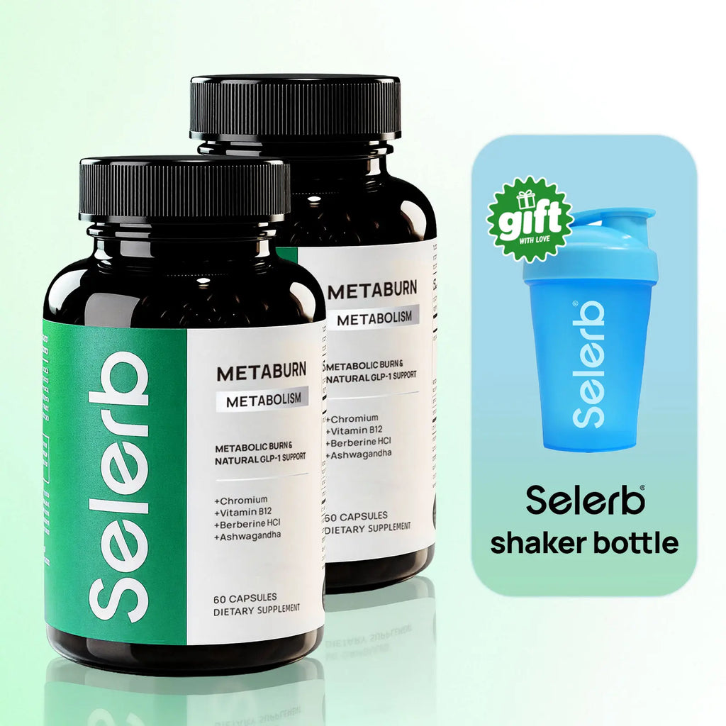 Selerb Metaburn for Daily Nutrient Support – With Chromium, Vitamin B12 & Berberine HCI – 60 Capsules TikTokShopBlackFriday