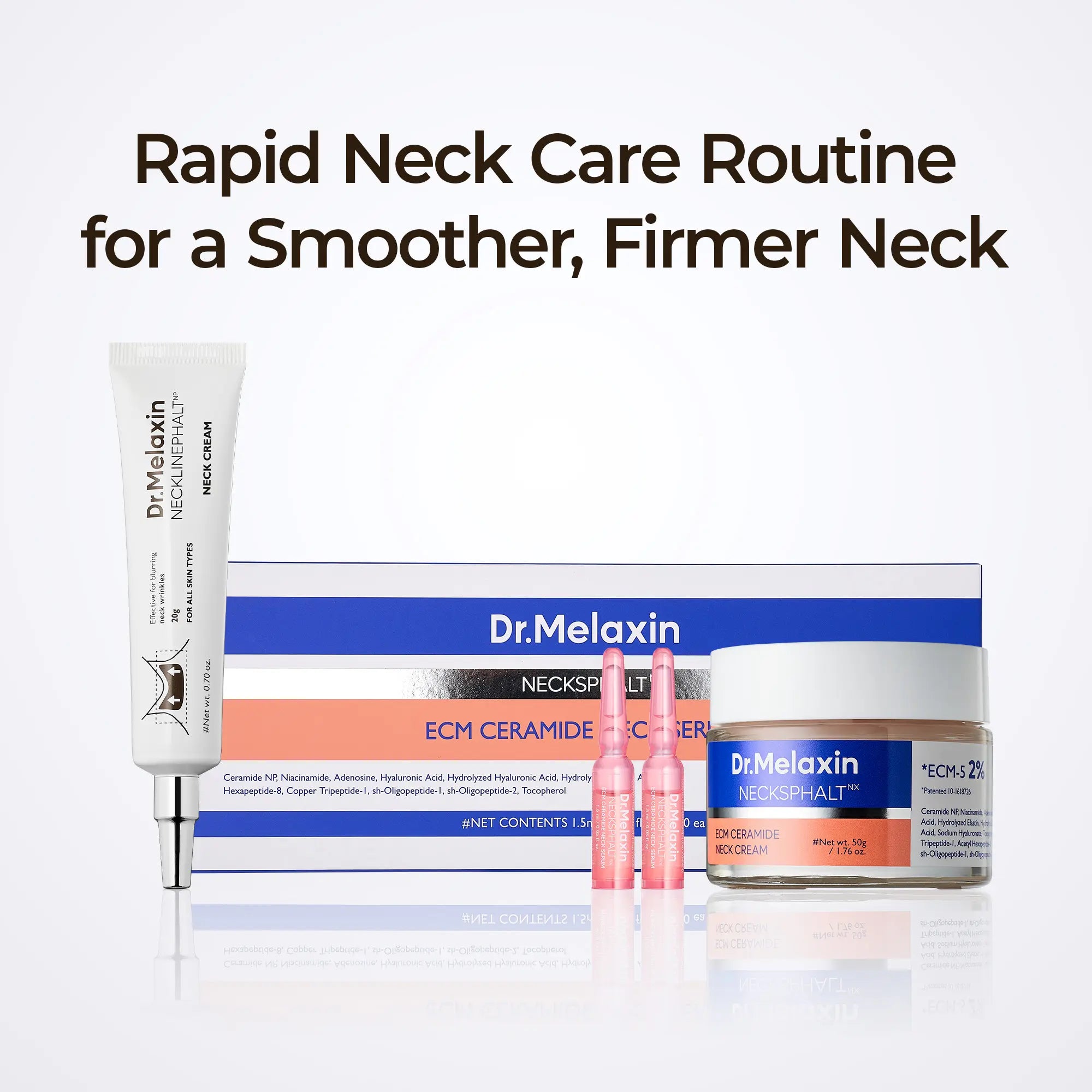 [Dr.Melaxin Official] Perfect Neck Wrinkle Care Set Neck Firming Skin Care Set Neck cream Korean Cosmetics