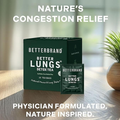 Betterbrand Herbal Lung Detox Tea Bags - Mullein Leaf, Ginseng, Elderberry, Ginger & Thyme for Lung Cleanse & Mucus Detox - 15 Tea Bags for Healthy Natural Respiratory Relief